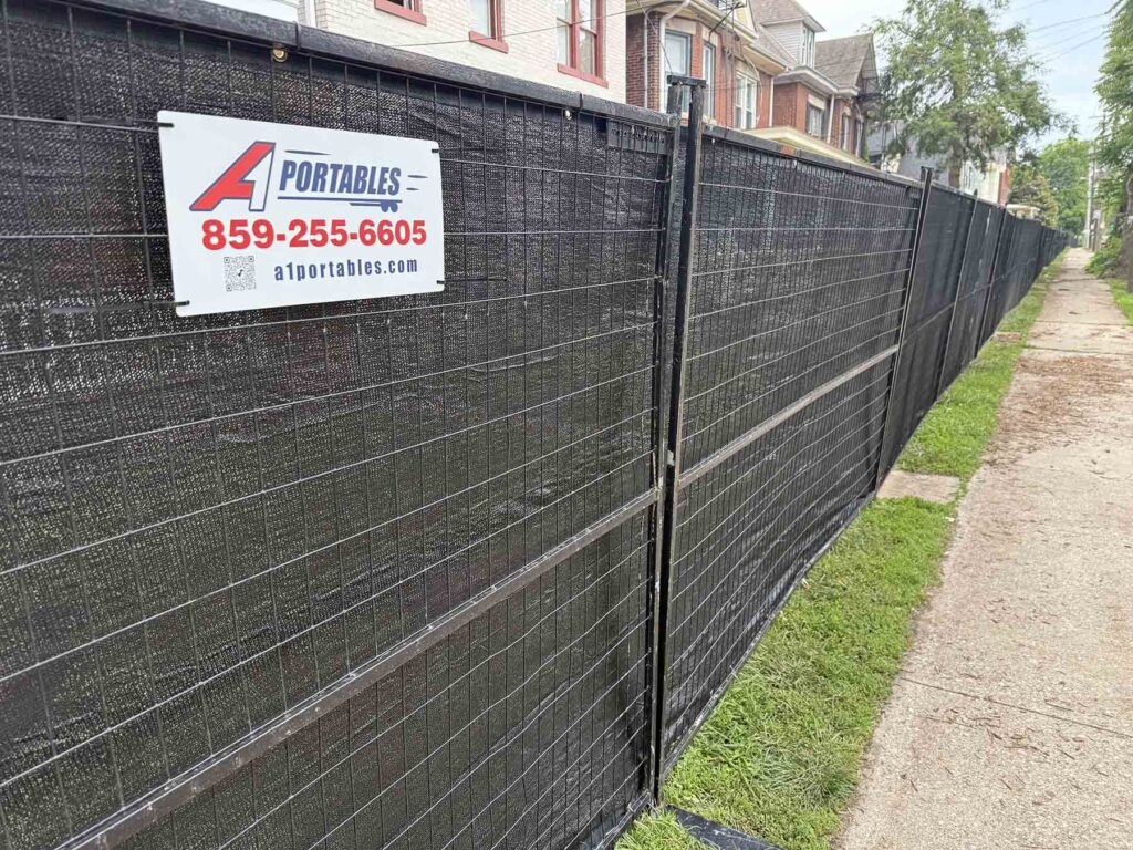 temporary fence Lexington