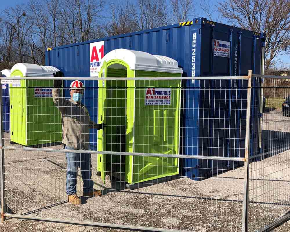construction site fencing