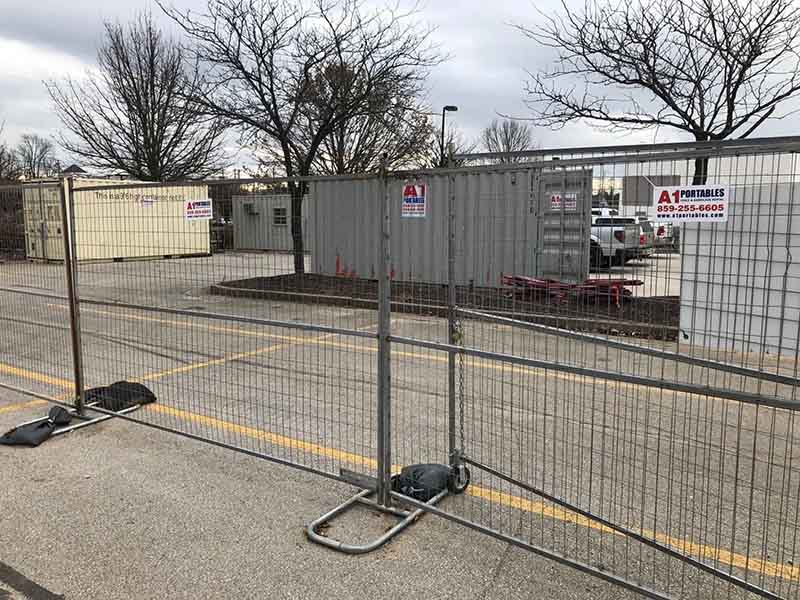 construction site fencing