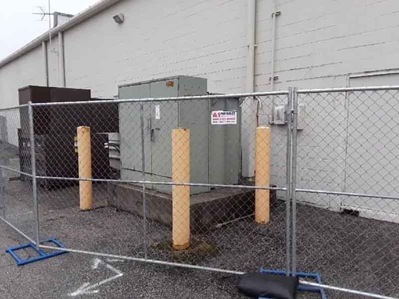 construction site fencing