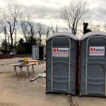 Construction Site Portable Restroom Rental