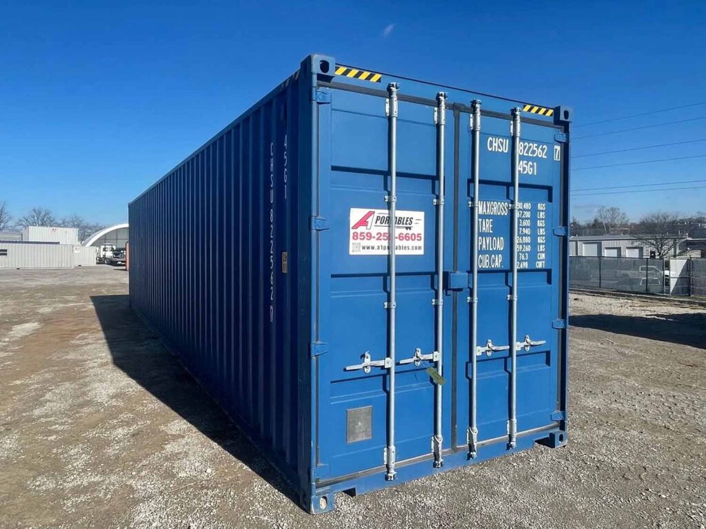 conex containers Kentucky jobsite